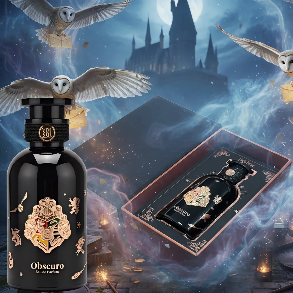 MINISO Harry Potter Perfume 3.38 oz/100 ml Long-lasting Fragrance, Perfect Christmas Gift for Girlfriend and Family