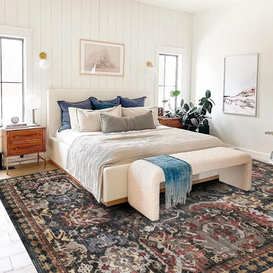 Washable Area Rugs Perfect for Living Room, Bedroom, Kids Room, Nursery Stain amp Water Resistant NonSlip, Pet amp Child Friendl