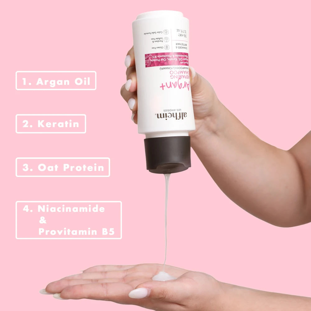 Argan Repairing Shampoo Conditioner &Hair Mask Set