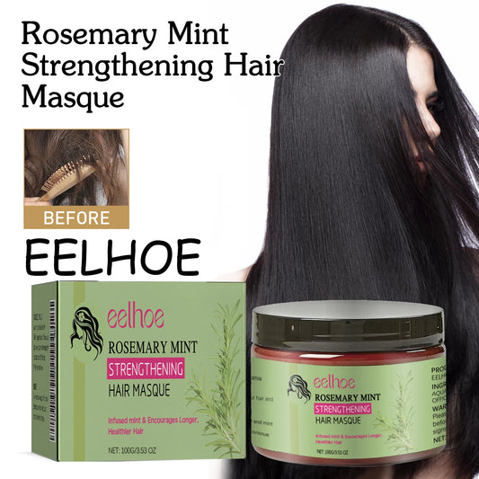 EELHOE Rosemary Hair Mask Deeply Nourishing Reduce Dryness Repair Damaged Hair Anti-frizzing Strengthening Hair Care Mask