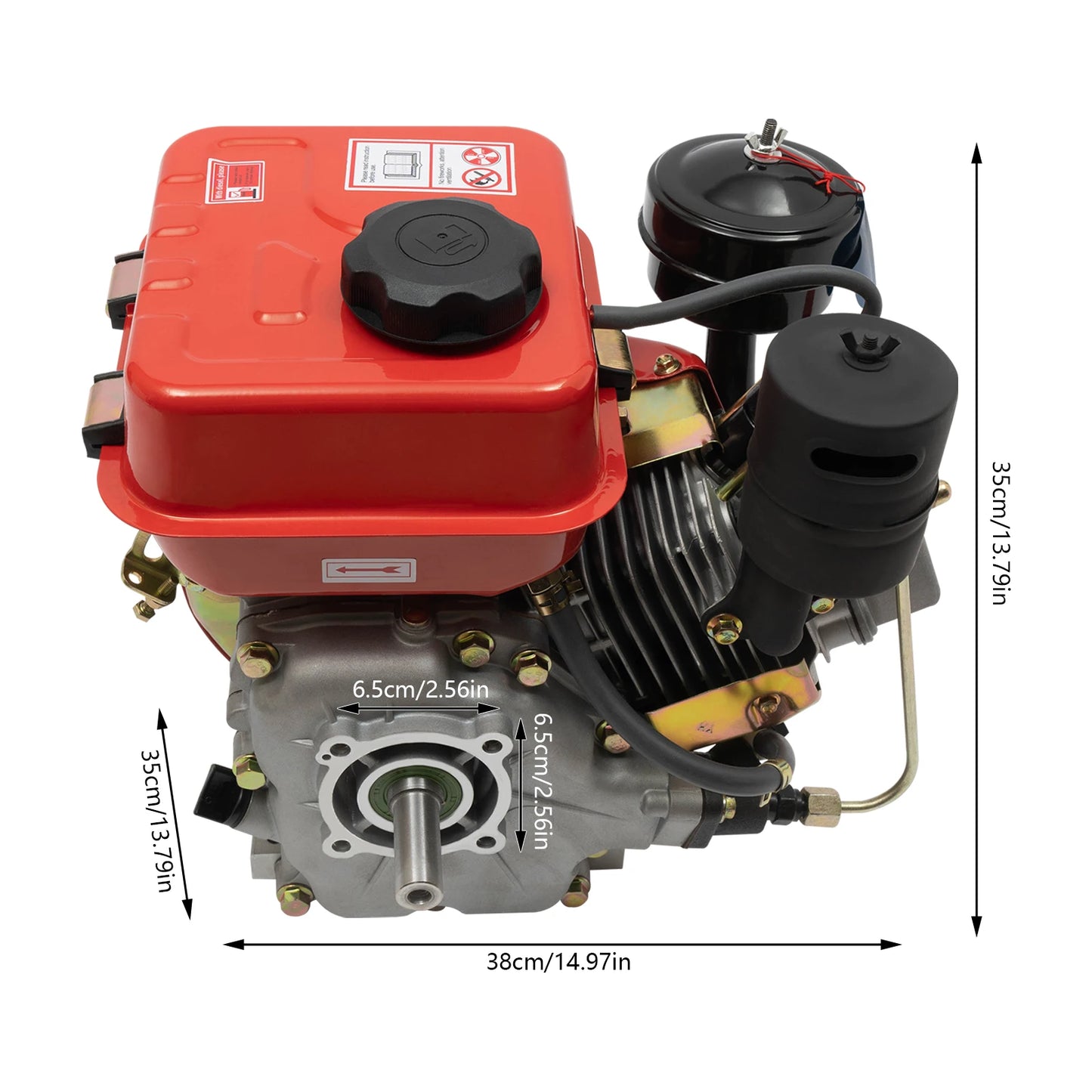 Recoil Start System Diesel Motor Diesel Engine 4-Stroke 3hp Single-Cylinder for Go Cart Chipper Log Splitter Lawn Mower