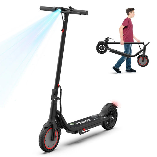 Electric Scooter for Kids,8.5inch Solid Tires,350W Motor,16mph Max Speed,up to 15miles Max Range,Dual Braking System,265lbs Load Capacity,Foldable, Lightweight & Portable