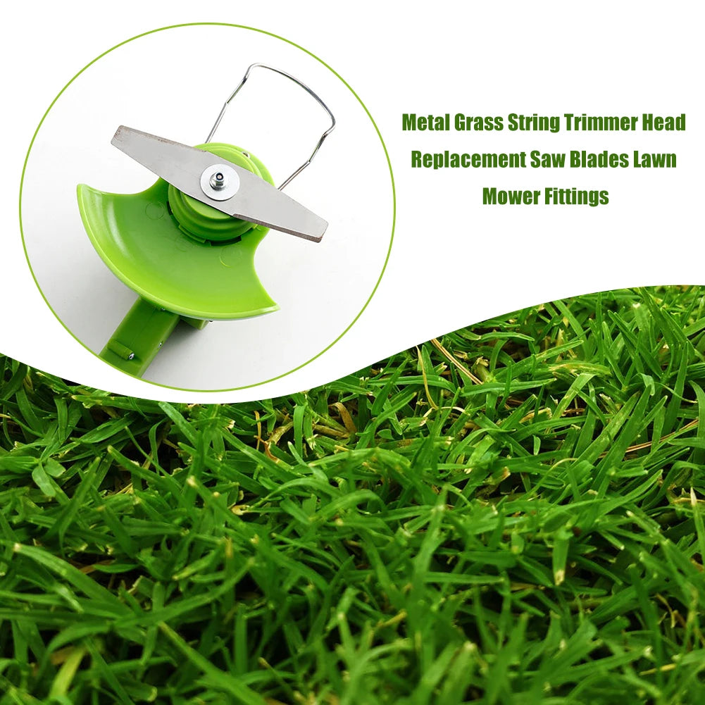 10-1pcs 15cm Replacement Saw Blades Metal Grass String Trimmer Head Lawn Mower Fitting Parts Garden Power Tool Replacement Blade
