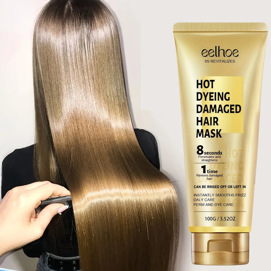 100G 8-Second Keratin Professional Hair Cream Containing Coconut Oil And Glycerin Moisturizing Hair Facial Mask for All Types