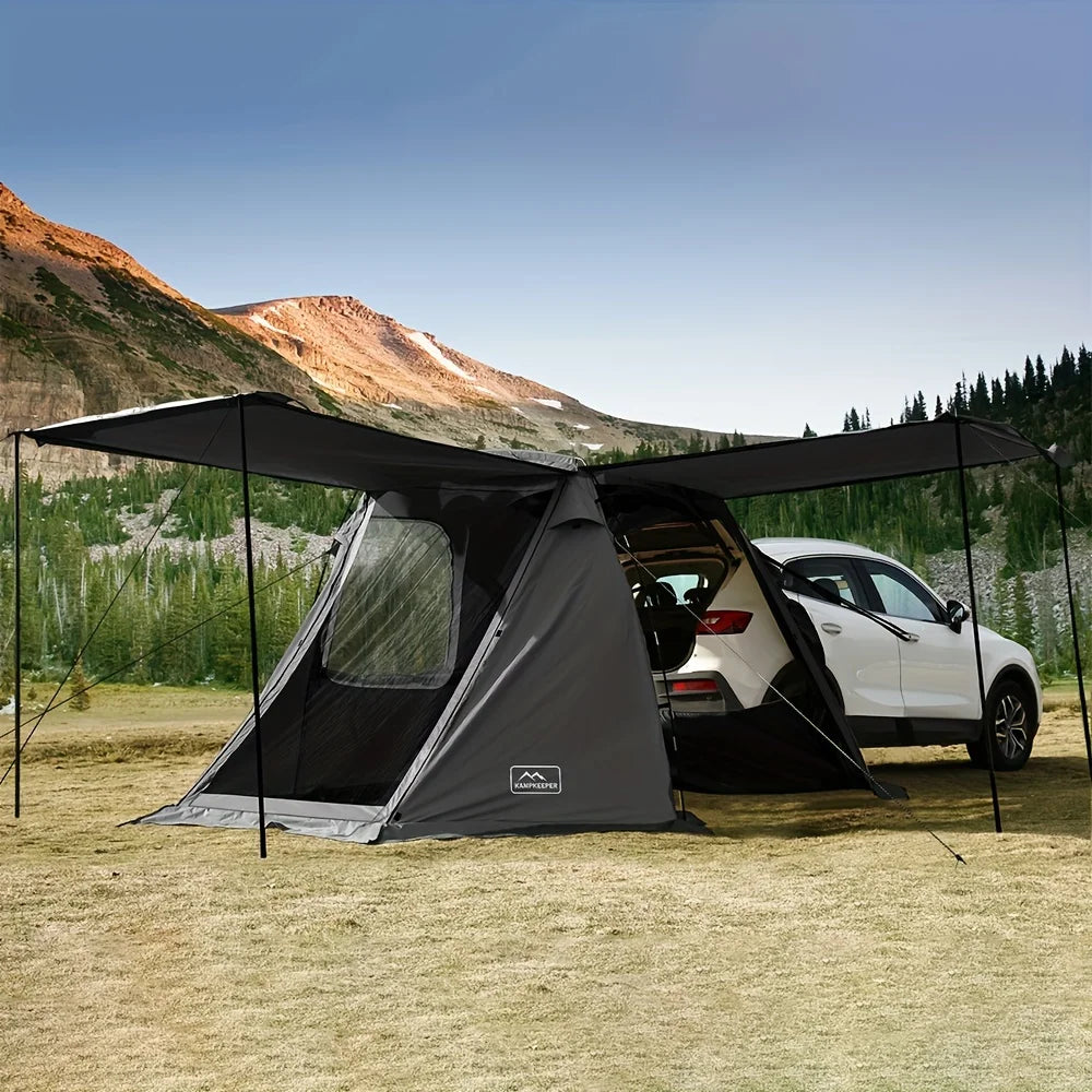 Camping SUV Car Tent, Tailgate Shade Awning Tent for Camping, Vehicle SUV Tent Car Camping Tents for Outdoor Travel