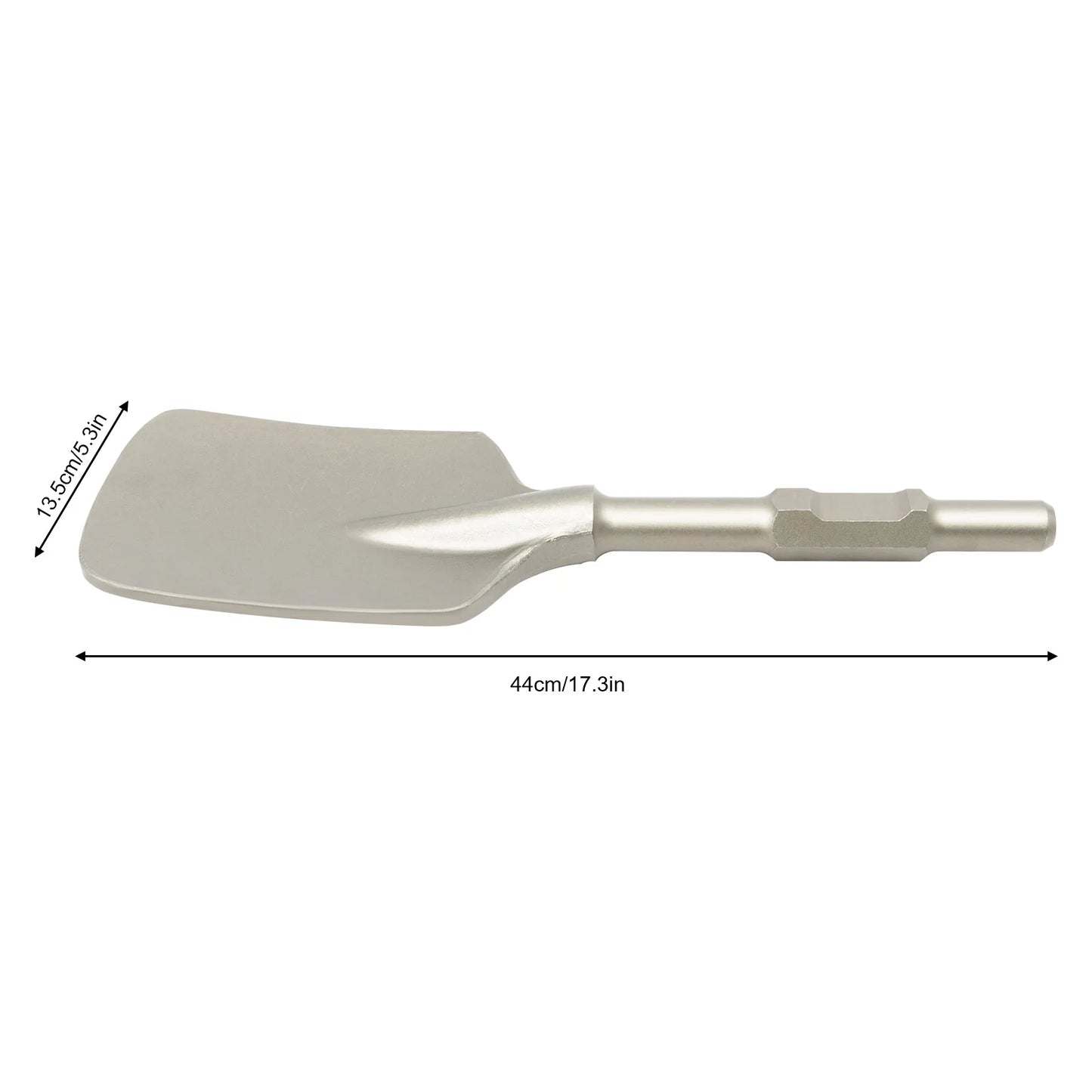 Jack Hammer Bits,Electric Clay Spade Chisel Scoop Shovel Bit 40Cr Chromium Steel Clay Spade Chisel Bit Jack Hammer Concrete Ston
