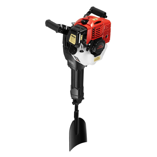 52cc Gas Powered Portable Garden Tree Digger 1900W 2-Stroke Tree Digging Machine Tree Excavator for Digging Root Cutting