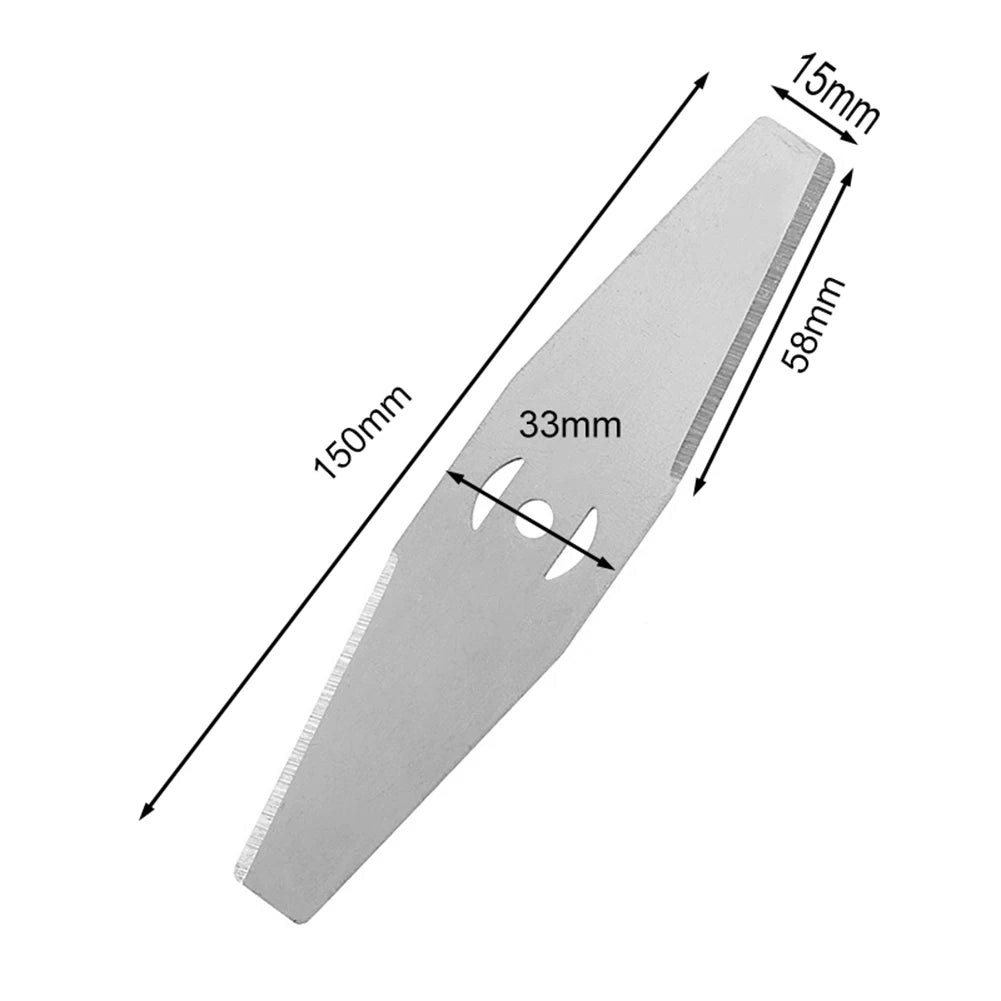10-1pcs 15cm Replacement Saw Blades Metal Grass String Trimmer Head Lawn Mower Fitting Parts Garden Power Tool Replacement Blade