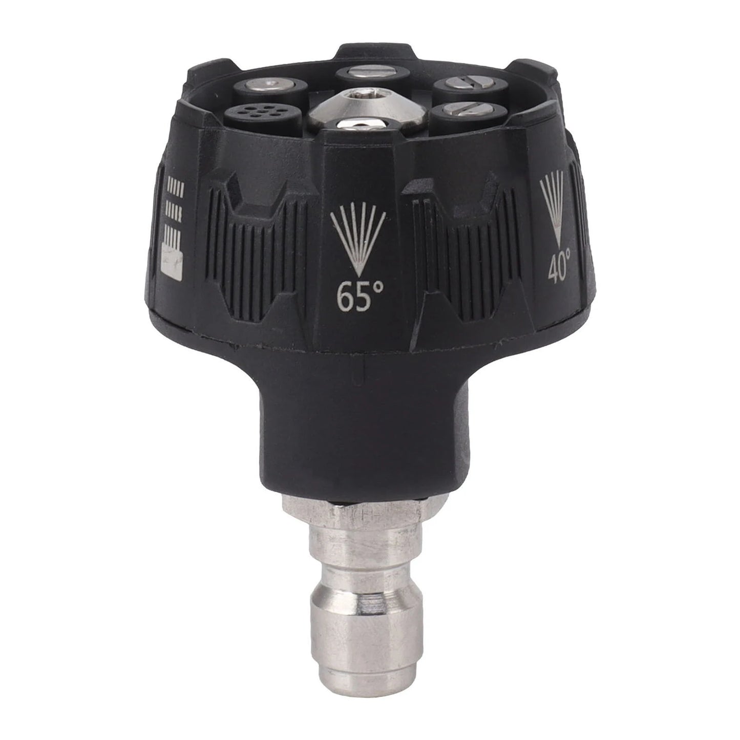 Universal 4000Psi High Pressure Washer Spray Nozzle 0/15/25/40 Degree Rotation Soap Watering Rinse Tip Solves Poor Cleaning