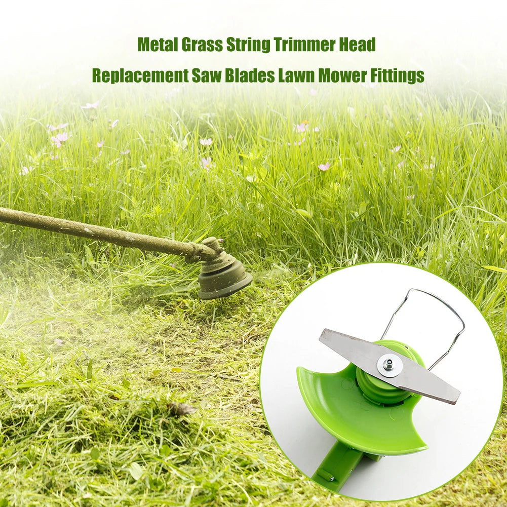 10-1pcs 15cm Replacement Saw Blades Metal Grass String Trimmer Head Lawn Mower Fitting Parts Garden Power Tool Replacement Blade