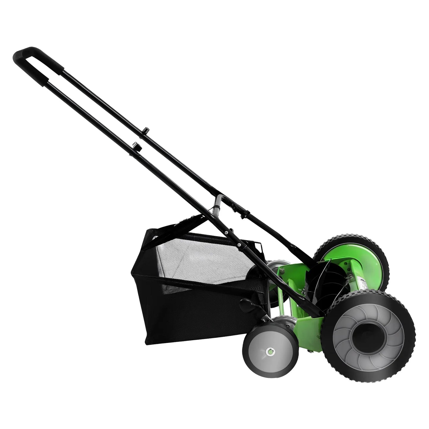 20" Lawn Mower Grass Cutter Machine with Collection BoxPush Reel Mower 5-Blade