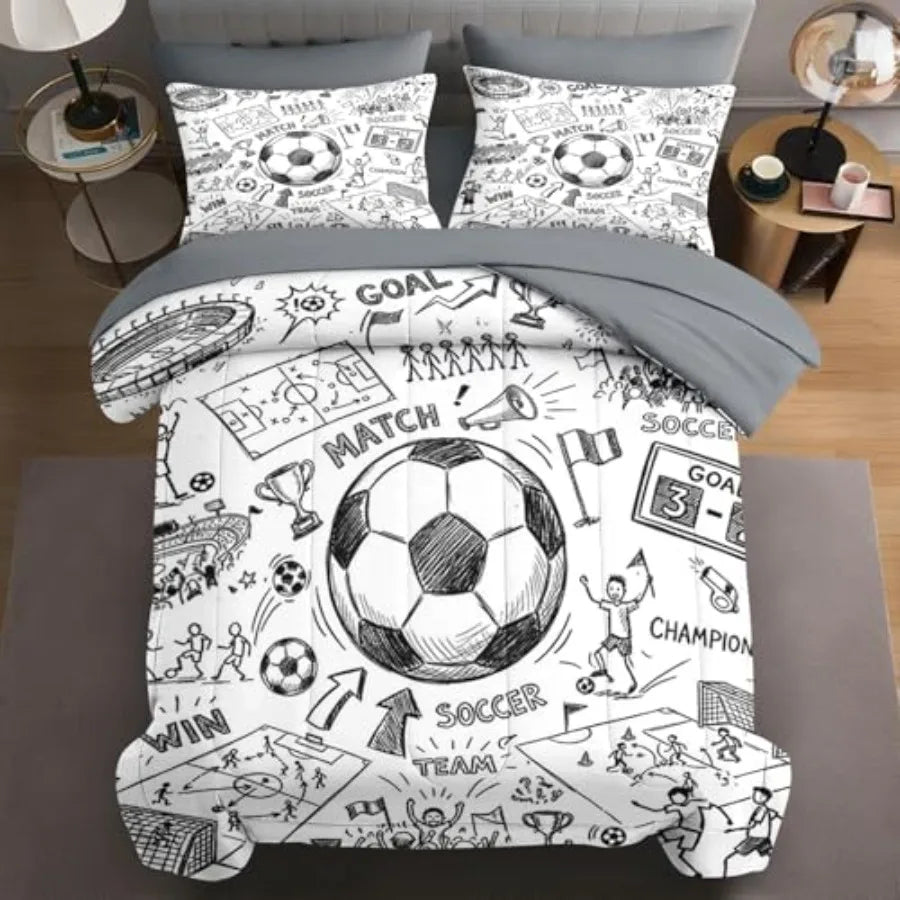 5 Pcs Size Comforter Set with Pillowcase and Sham Cute Happy Highland Bull Bedding for and Adults Flower Cow Cattle Print Bed i