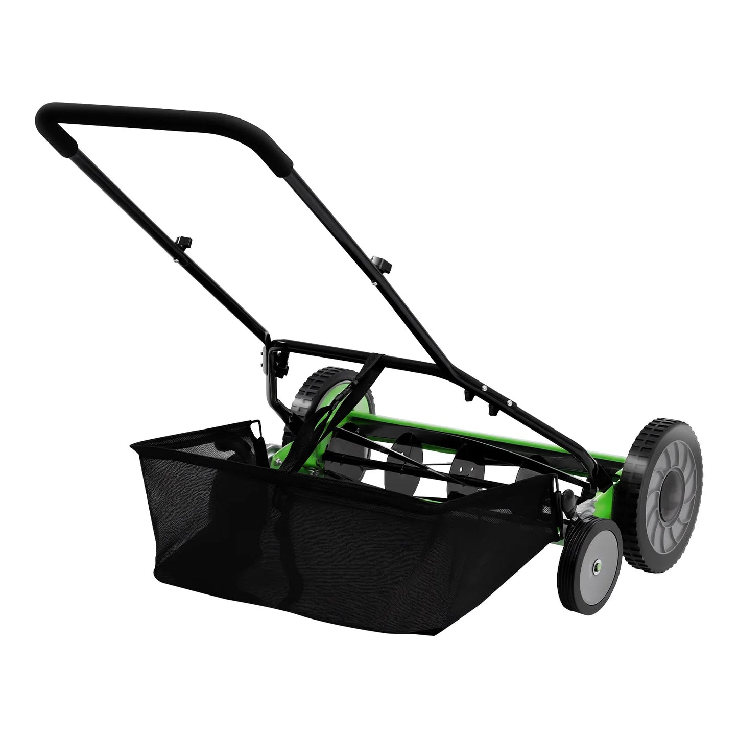 20" Lawn Mower Grass Cutter Machine with Collection BoxPush Reel Mower 5-Blade