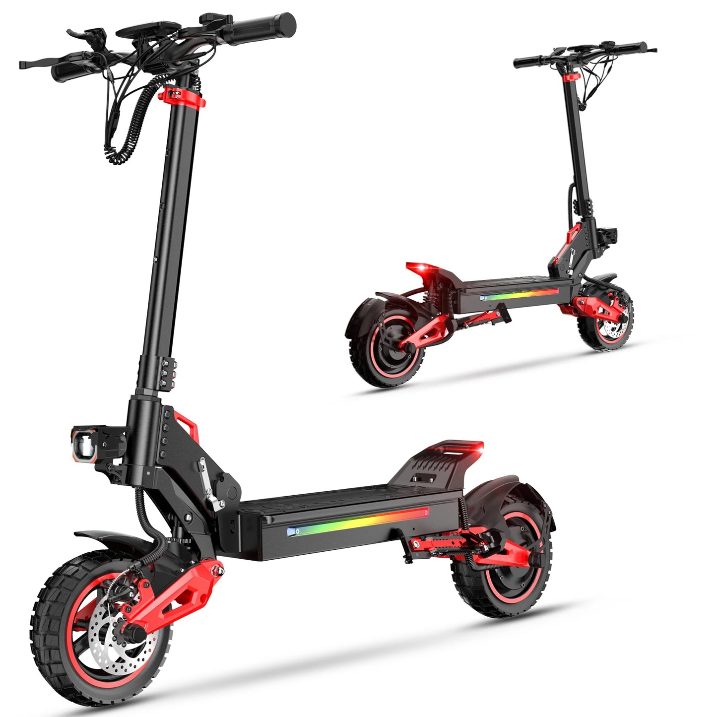 J15 Electric Scooter Adult 1600W Motor 11-Inch Off-Road Tyres 48V18AH Battery Max Speed 31mph Range 27-30 Miles Electric Scooter