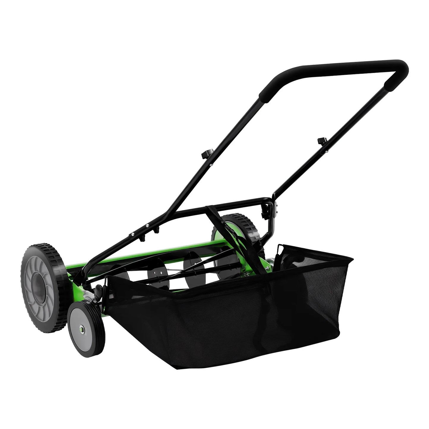 20" Lawn Mower Grass Cutter Machine with Collection BoxPush Reel Mower 5-Blade