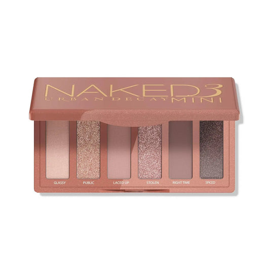Mini Eyeshadow Palette - 6 Soft Pink Shades, Matte & Shimmer Finishes, Long-lasting Up to 12HR Wear, Travel-Friendly with Mirror