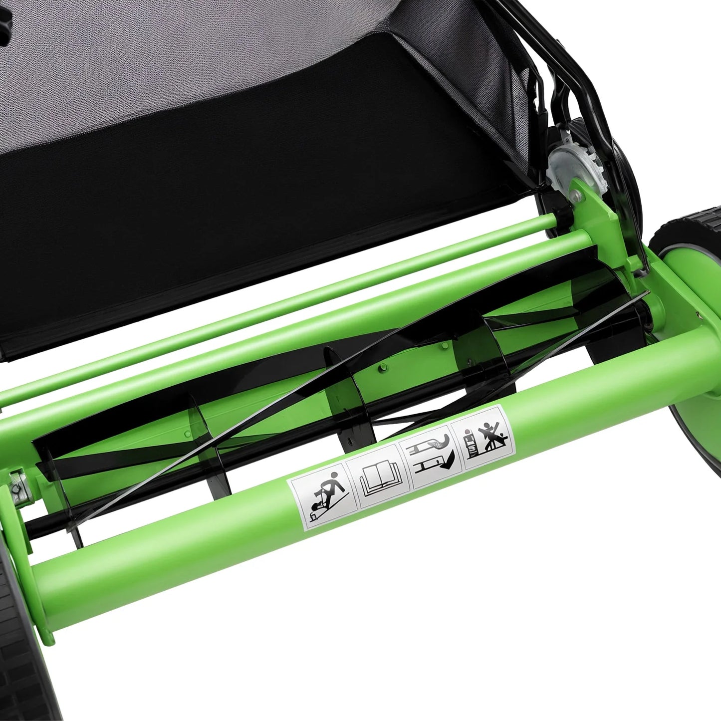20" Lawn Mower Grass Cutter Machine with Collection BoxPush Reel Mower 5-Blade