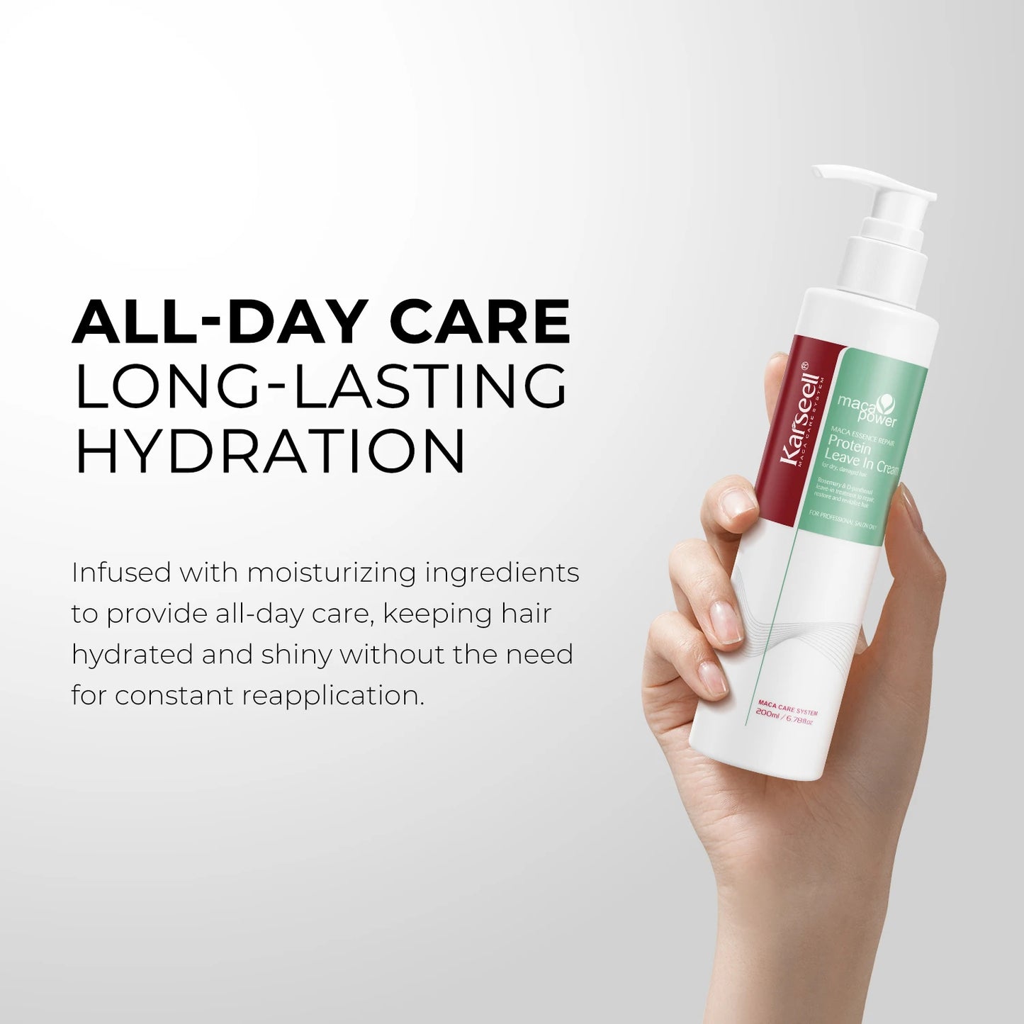 Karseell 200ml Protein Leave In Cream Repair Conditioner Hair Treatment Natural Essences Hair Care Product For All Hair Types